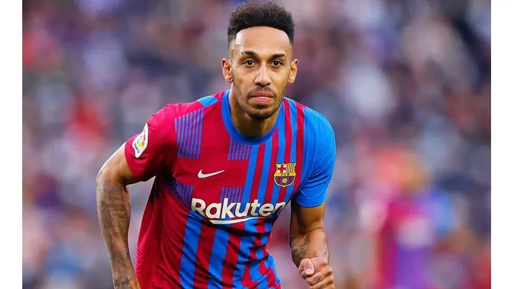 Pierre Aubameyang con Barcelona.