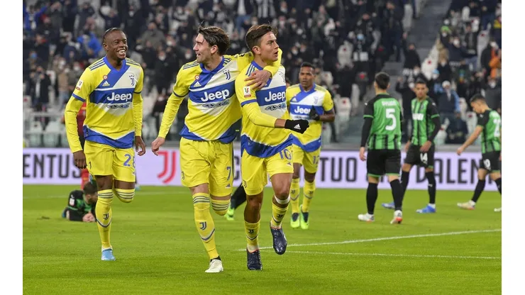 Vlahovic y Dybala, los goleadores de la noche.