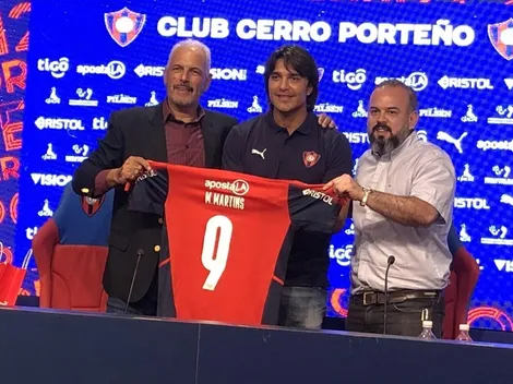 Ya es oficial: Marcelo Martins es el nueve de Cerro Porteño
