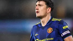 Harry Maguire como capitán de Manchester United.