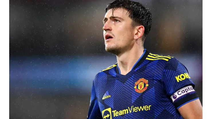 Harry Maguire como capitán de Manchester United.