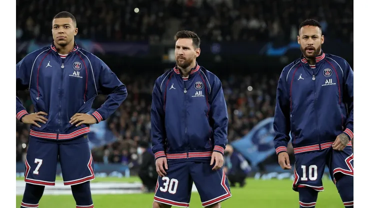 Mbappé, Messi y Neymar, las figuras de PSG.