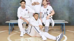 Lionel Messi, en la presentación de la nueva ropa de PSG