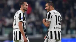 Giorgio Chiellini y Leonardo Bonucci.