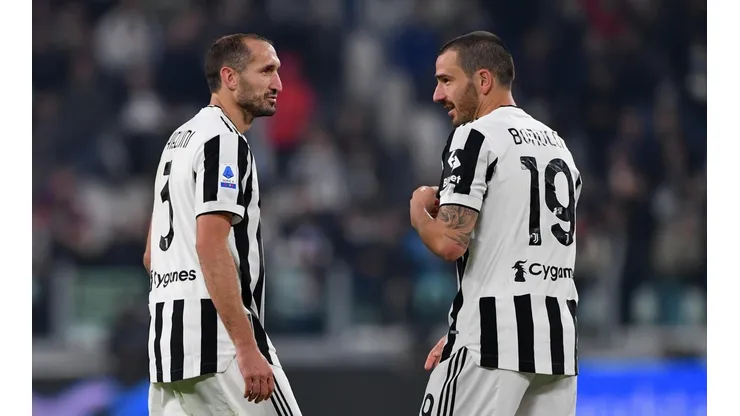 Giorgio Chiellini y Leonardo Bonucci.