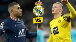 Kylian Mbappé y Erling Haaland, las obsesiones del Real Madrid.