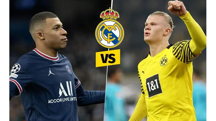 Kylian Mbappé y Erling Haaland, las obsesiones del Real Madrid.