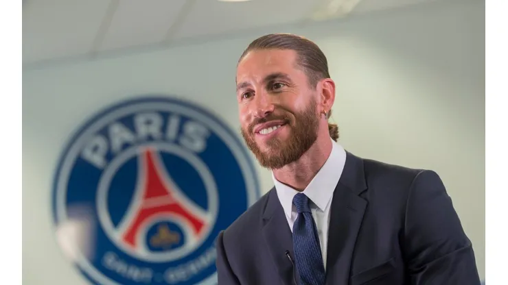 Sergio Ramos, futbolista del PSG (Getty images).
