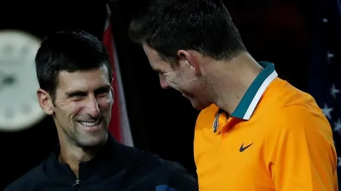 Djokovic y Del Potro, en la final del US Open 2018.
