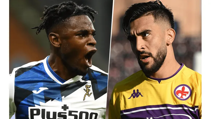 Atalanta vs. Fiorentina por la Copa Italia (Fotos: Getty).