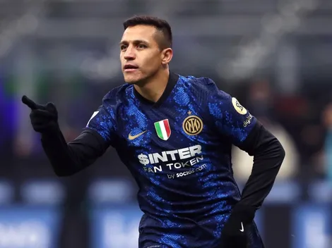 Alexis metió un gol kilométrico y al ángulo en la Copa Italia