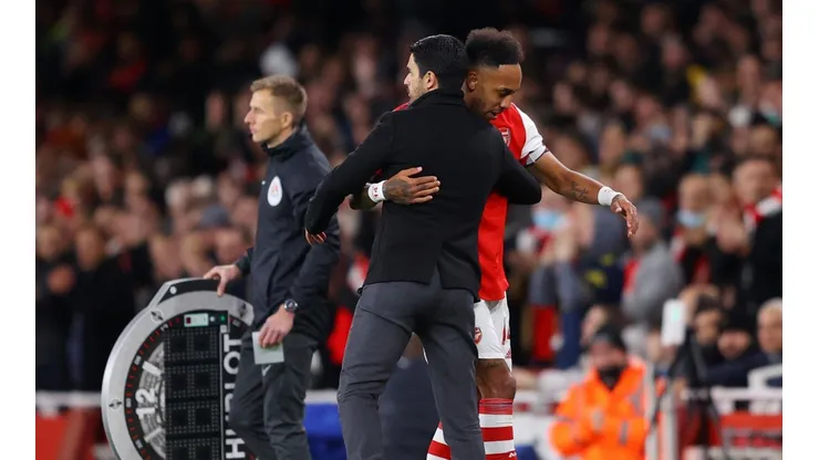 Mikel Arteta, Pierre-Emerick Aubameyang