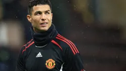 Cristiano Ronaldo en un encuentro con Manchester United.