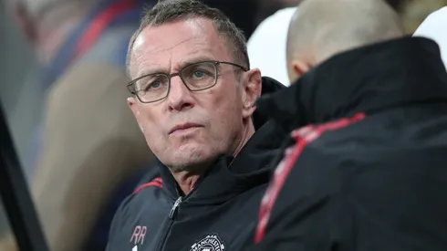 Ralf Rangnick, entrenador del Manchester United.
