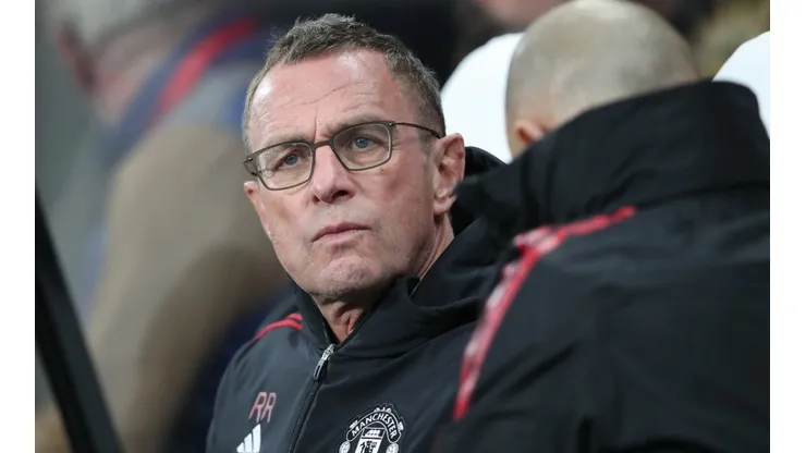 Ralf Rangnick, entrenador del Manchester United.