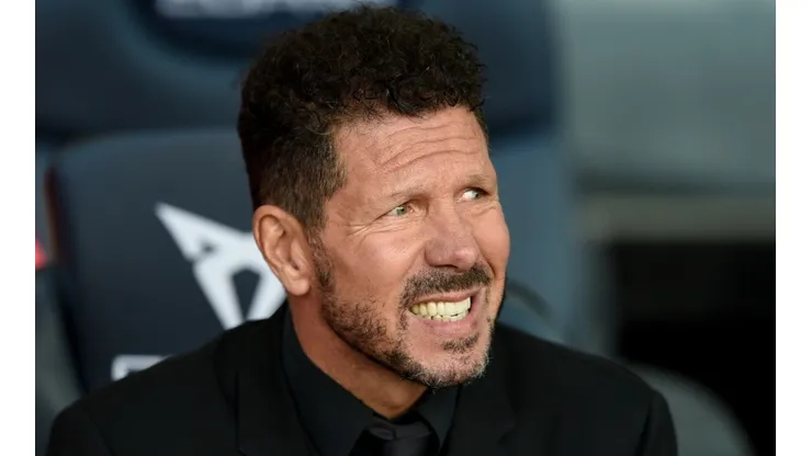 Diego Simeone, entrenador del Atlético de Madrid.