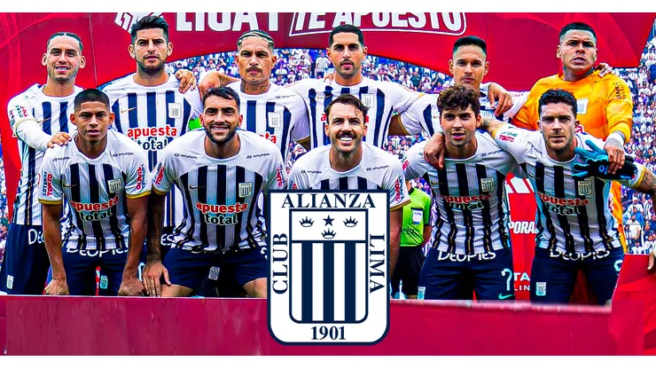 El plantel de Alianza Lima.