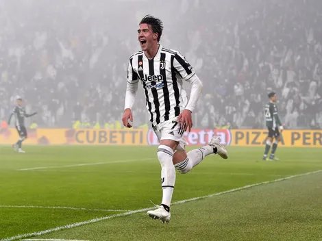 Juventus derrotó a Hellas Verona con gol de Vlahovic en su debut