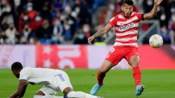 Luis Suárez en el encuentro ante Real Madrid.