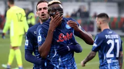 Victor Osimhen le dio la victoria a Napoli