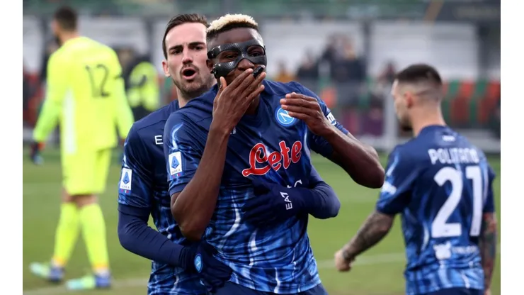 Victor Osimhen le dio la victoria a Napoli