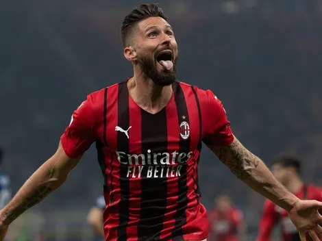 Doblete de Giroud para darle el triunfo a Milan