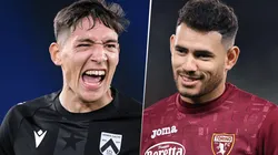 Udinese vs. Torino por la Serie A (Fotos: Getty).