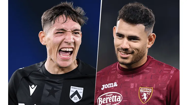 Udinese vs. Torino por la Serie A (Fotos: Getty).