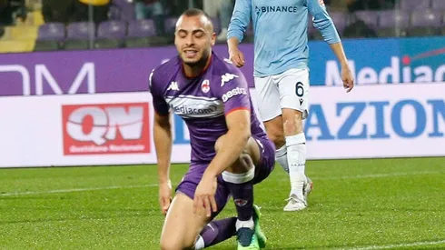 Arthur Cabral lamenta opción de gol con Fiorentina.