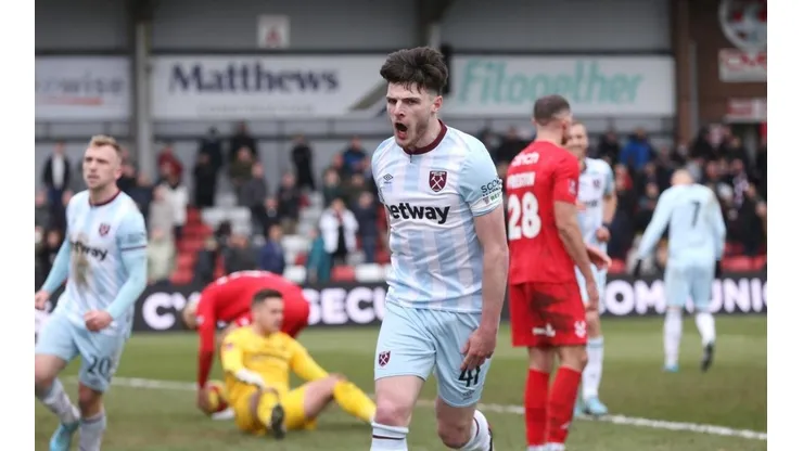 Declan Rice, la estrella que salvó a West Ham en la FA Cup.