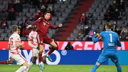 Lewandowski, en el triunfo de Bayern Múnich ante Leipzig