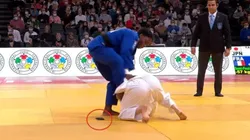 Gneto en acción y su móvil al lado.