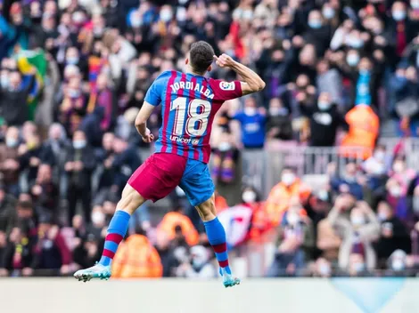 Golazo: volea brillante de Jordi Alba