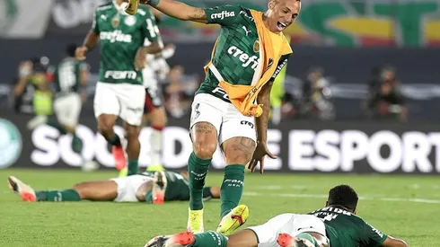 Palmeiras en festejo de Libertadores.