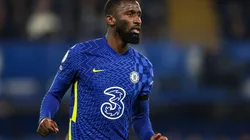 Rudiger en acción con Chelsea.
