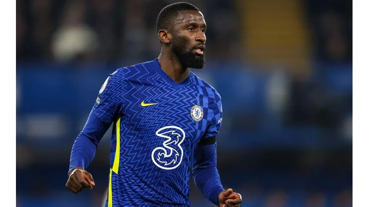 Rudiger en acción con Chelsea.