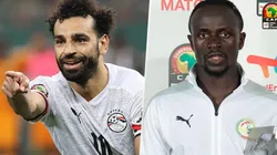 Salah y Mané, finalistas de la Copa África.