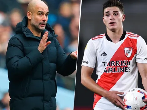 Guardiola explica por qué Julián Álvarez se queda en River y cuándo irá al 'City'