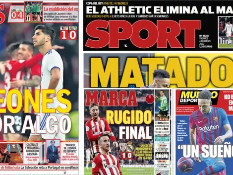 Las portadas los medios tras la eliminación del Real Madrid