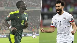 Sadio Mané y Mohamed Salah, estrellas de Senegal y Egipto.