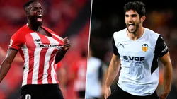 Iñaki Williams y Gonçalo Guedes.