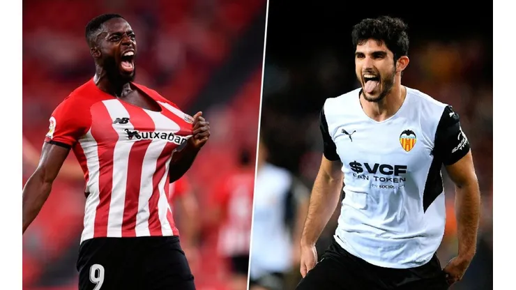 Iñaki Williams y Gonçalo Guedes.