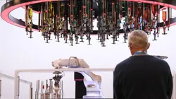 Robot y bartender, la tecnología en Pekín 2022