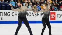 Timothy LeDuc y Ashley Cain-Gribbl, en acción