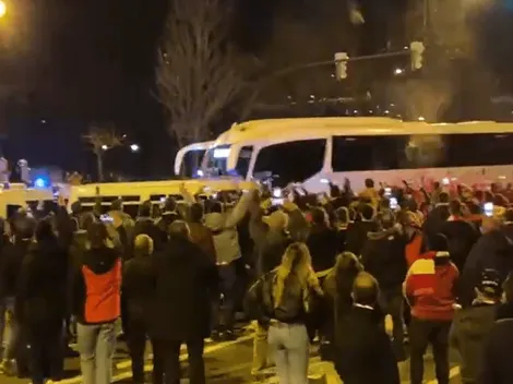 VIDEO | Los hinchas de Athletic recibieron con hostilidad a Real Madrid