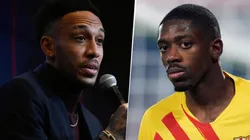 Aubameyang quiere una solución para el caso Dembélé en Barcelona.