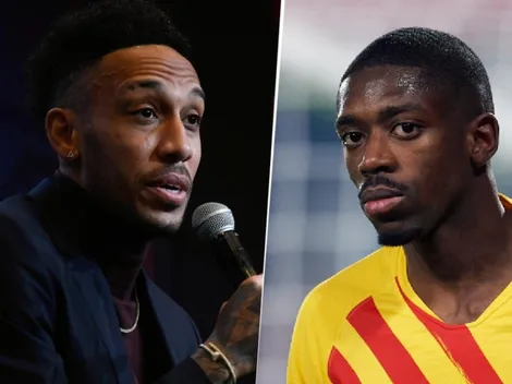 El mensaje de Aubameyang para Barcelona por el caso Dembélé