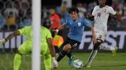 Facundo Pellistri la rompió ante Venezuela.