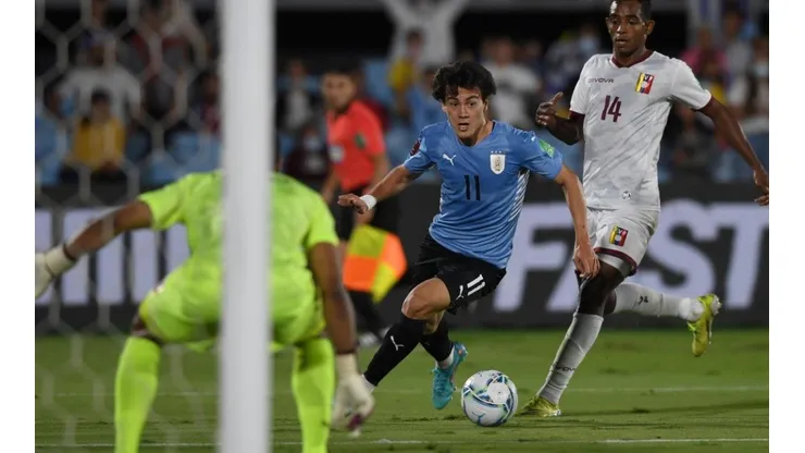 Facundo Pellistri la rompió ante Venezuela.