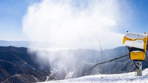 Nieve artificial al 100% en Pekín 2022